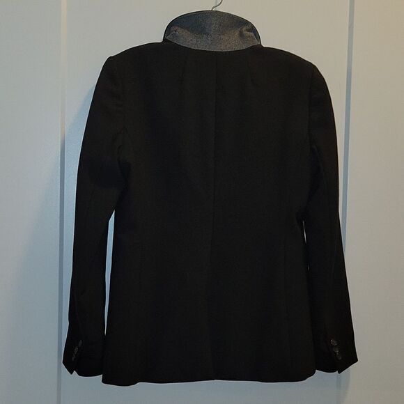 Parke Blazer Black J Crew Wool Blend Womens Size 4 - Picture 10 of 13
